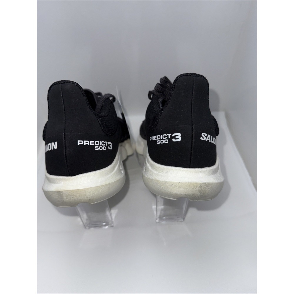 Salomon Predict Soc 3 Womens Size 9.5 Running Shoes Black White - Picture 7 of 13